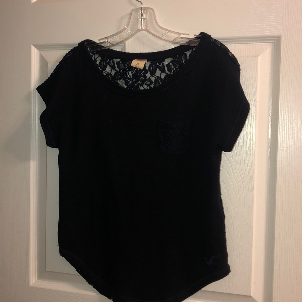 Hollister Navy Blue Shirt